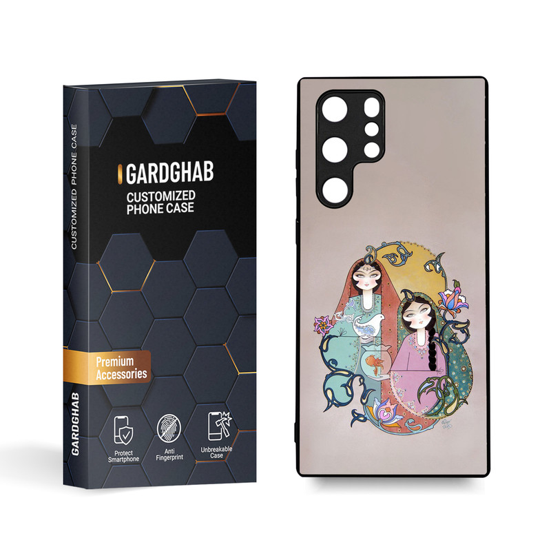کاور گارد قاب مدل دخترانه مناسب برای گوشی موبایل سامسونگ Galaxy S22 Ultra
