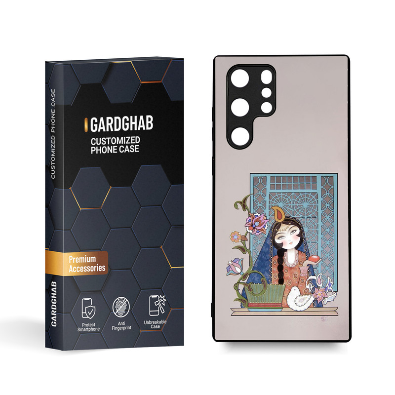 کاور گارد قاب مدل دخترانه مناسب برای گوشی موبایل سامسونگ Galaxy S22 Ultra