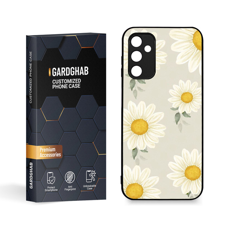 کاور گارد قاب طرح گل مناسب برای گوشی موبایل سامسونگ Galaxy A14
