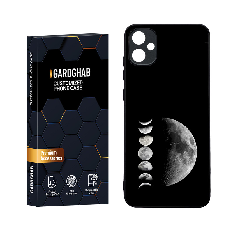 کاور گارد قاب مدل دورژله ای پشت گلس کهکشان مناسب برای گوشی موبایل سامسونگ Galaxy A05