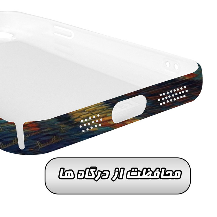 کاور گاردقاب مدل هنری مناسب برای گوشی موبایل اپل iPhone15 plus