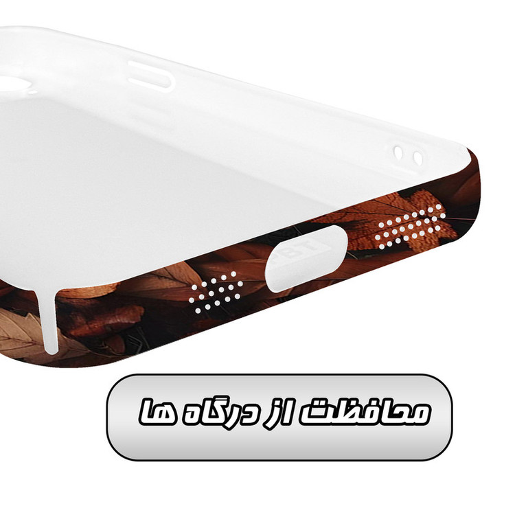 کاور گاردقاب مدل برگ مناسب برای گوشی موبایل اپل iPhone 14