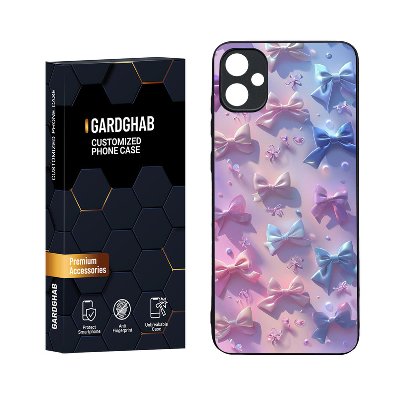 کاور گارد قاب مدل دورژله ای پشت گلس دخترانه مناسب برای گوشی موبایل سامسونگ Galaxy A05