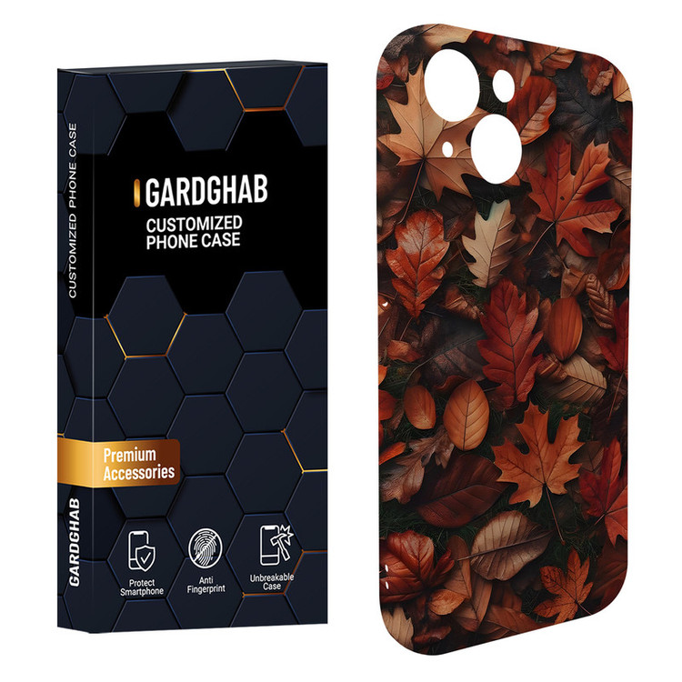 کاور گاردقاب مدل برگ مناسب برای گوشی موبایل اپل iPhone15