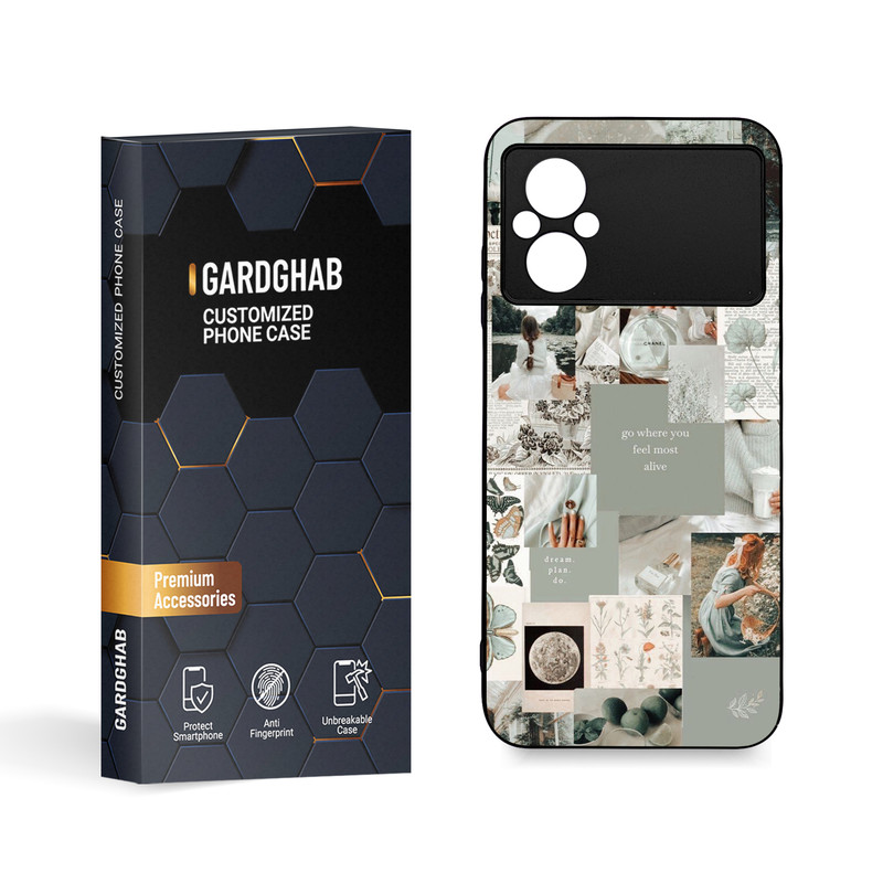 کاور گارد قاب مدل دخترانه مناسب برای گوشی موبایل شیائومی Poco M4 5G / M5 4G
