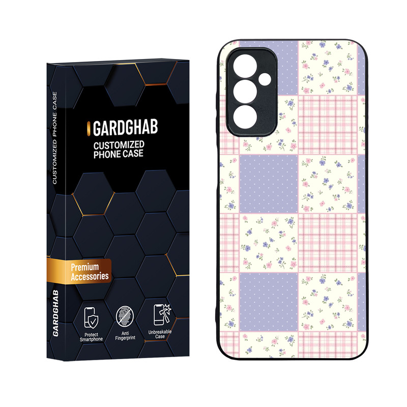 کاور گارد قاب مدل دورژله ای پشت گلس دخترانه مناسب برای گوشی موبایل سامسونگ Galaxy M13 4G
