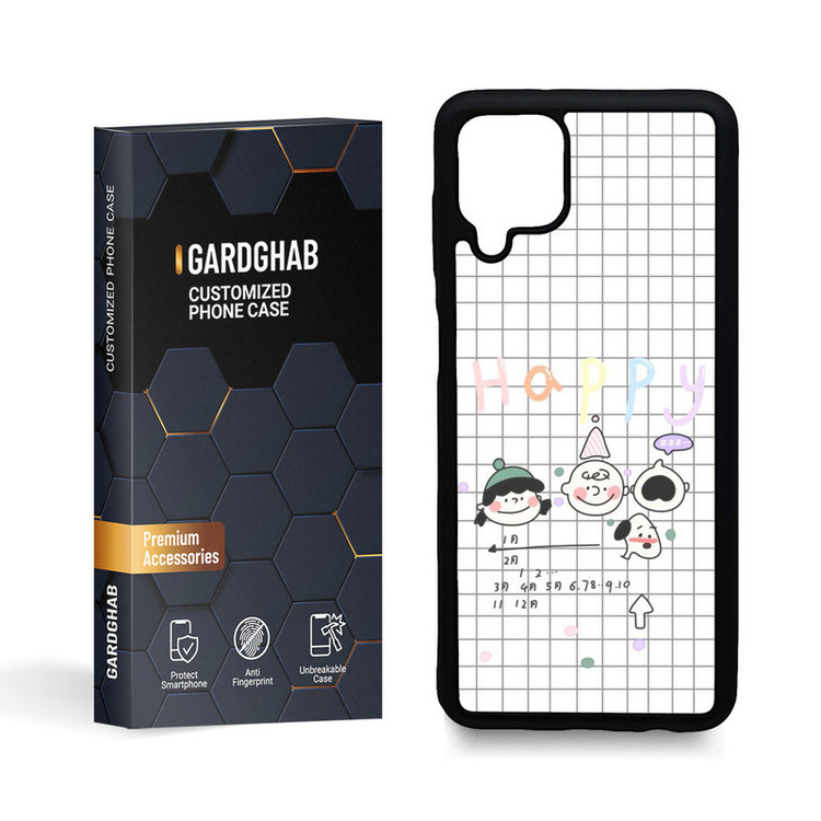 کاور گارد قاب مدل دخترانه مناسب برای گوشی موبایل سامسونگ galaxy A12