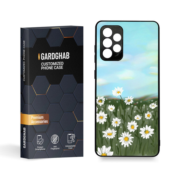 کاور گارد قاب مدل گل مناسب برای گوشی موبایل سامسونگ Galaxy A72