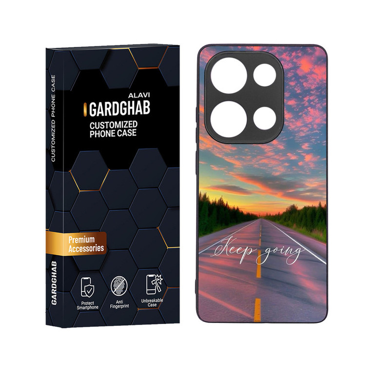 کاور گارد قاب علوی مدل دور ژله ای مناسب برای گوشی موبایل شیائومی Redmi Note 13 Pro 4G