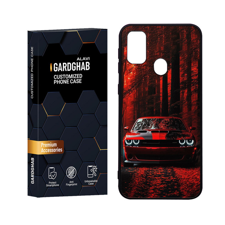 کاور گارد قاب علوی مدل Glass مناسب برای گوشی موبایل سامسونگ Galaxy M30S