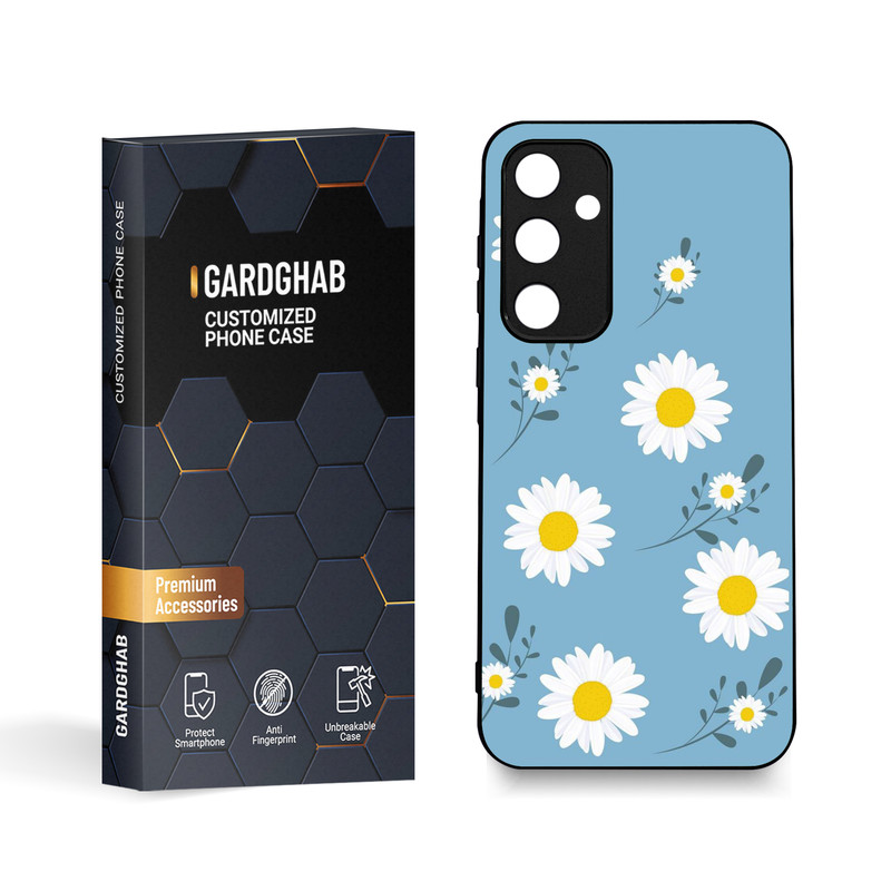 کاور گارد قاب مدل گل مناسب برای گوشی موبایل سامسونگ Galaxy A35