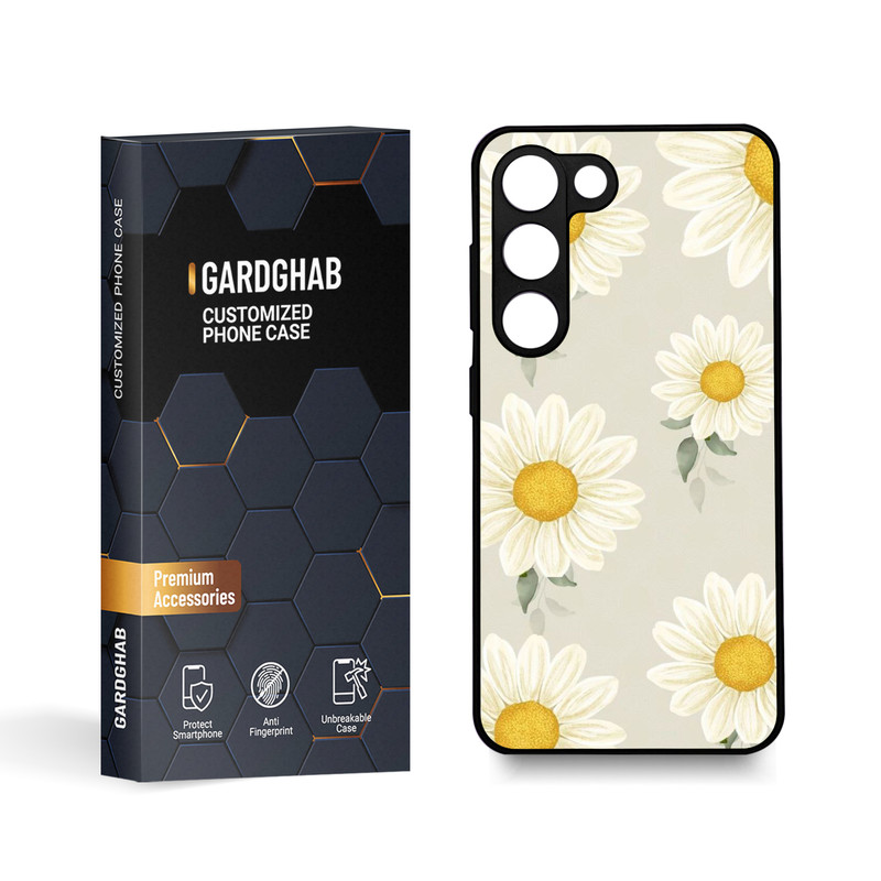 کاور گارد قاب مدل گل مناسب برای گوشی موبایل سامسونگ Galaxy S23
