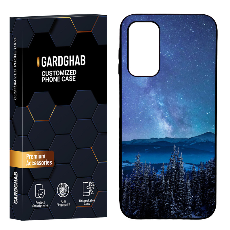 کاور گارد قاب مدل دور ژله ای منظره و طبیعت مناسب برای گوشی موبایل سامسونگ Galaxy A14