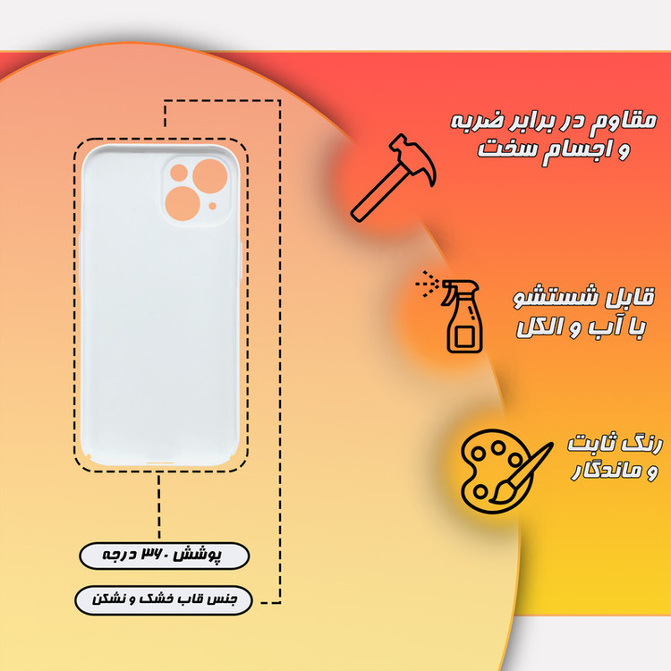 کاور گاردقاب مدل دخترانه مناسب برای گوشی موبایل اپل iphone15
