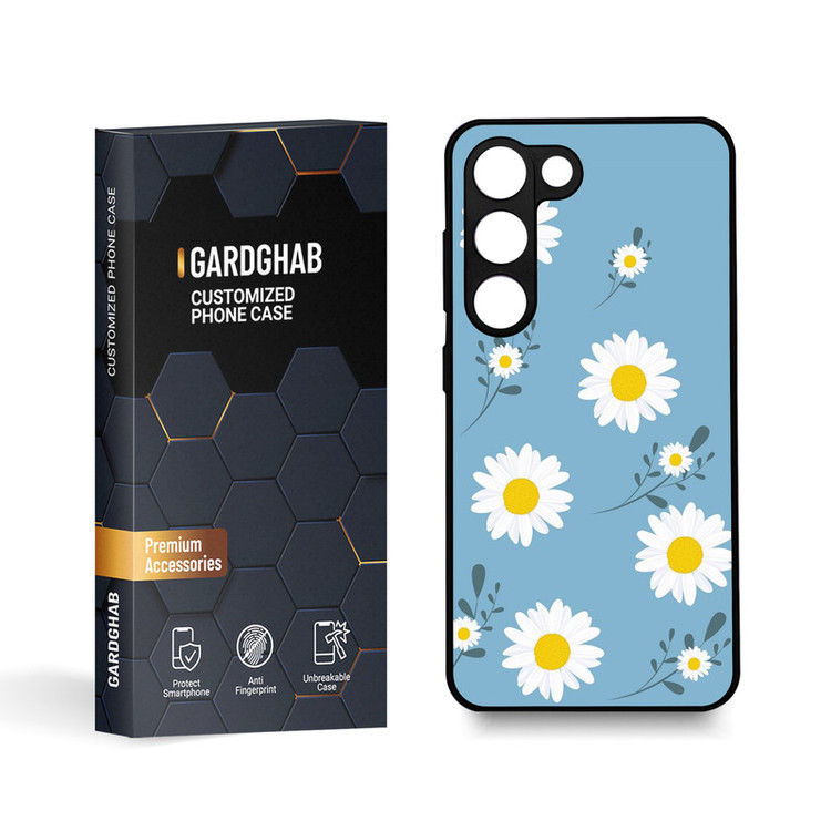 کاور گارد قاب مدل گل مناسب برای گوشی موبایل سامسونگ Galaxy S23