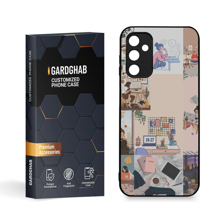 کاور گارد قاب مدل دخترانه مناسب برای گوشی موبایل سامسونگ Galaxy A14