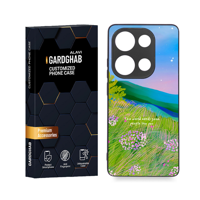 کاور گارد قاب علوی مدل دور ژله ای مناسب برای گوشی موبایل شیائومی Redmi Note 13 Pro 4G