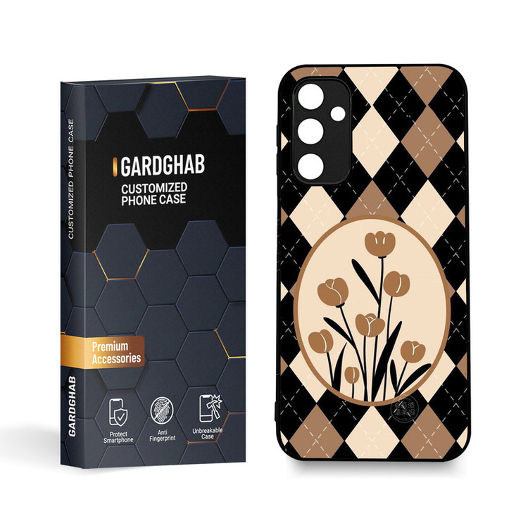 کاور گارد قاب طرح گل مناسب برای گوشی موبایل سامسونگ Galaxy A24 4G