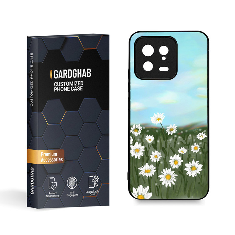کاور گارد قاب مدل گل مناسب برای گوشی موبایل شیائومی Mi 13 5G