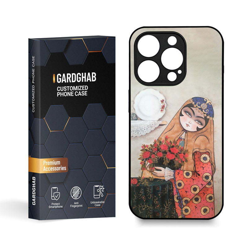 کاور گارد قاب مدل دخترانه مناسب برای گوشی موبایل اپل iPhone 15 Pro