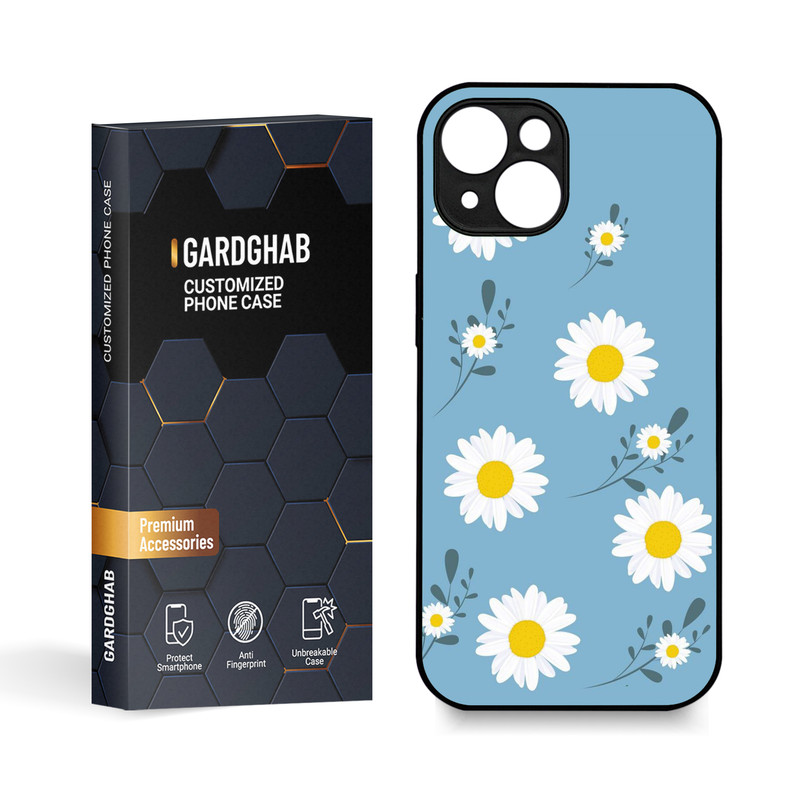 کاور گارد قاب مدل گل مناسب برای گوشی موبایل اپل iPhone 15
