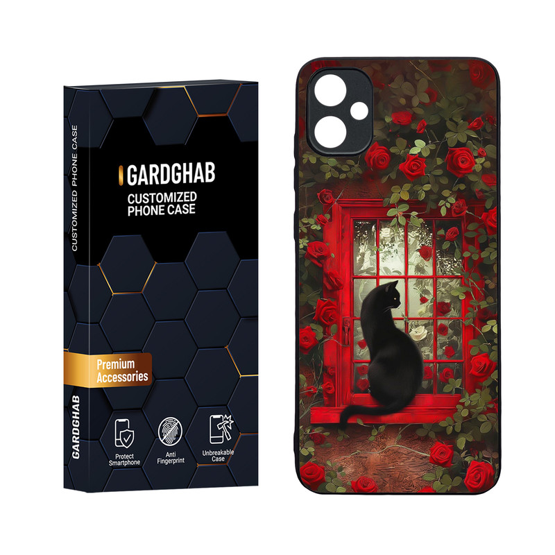 کاور گارد قاب مدل دورژله ای پشت گلس دخترانه مناسب برای گوشی موبایل سامسونگ Galaxy A05