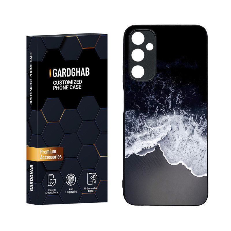 کاور گارد قاب مدل دورژله ای پشت گلس طبیعت مناسب برای گوشی موبایل سامسونگ Galaxy A05s