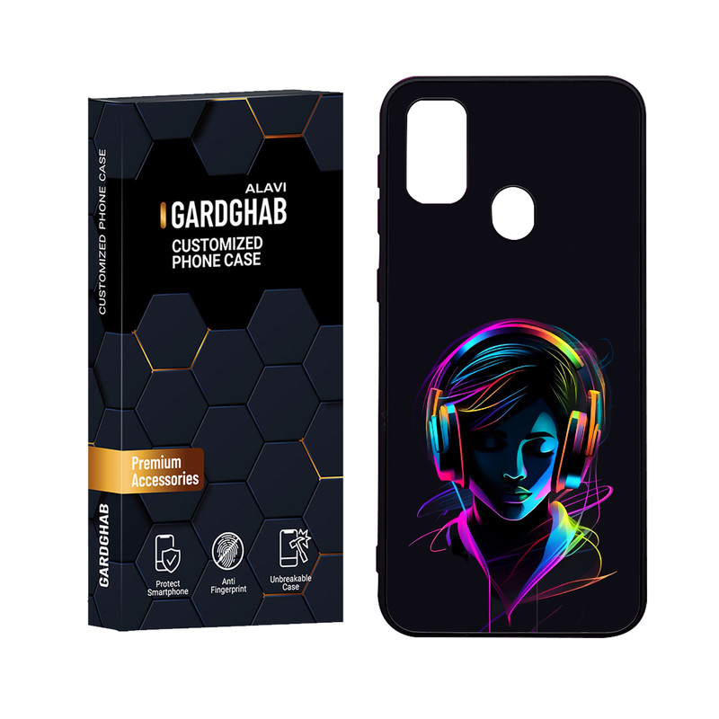 کاور گارد قاب علوی مدل Glass مناسب برای گوشی موبایل سامسونگ Galaxy M30S