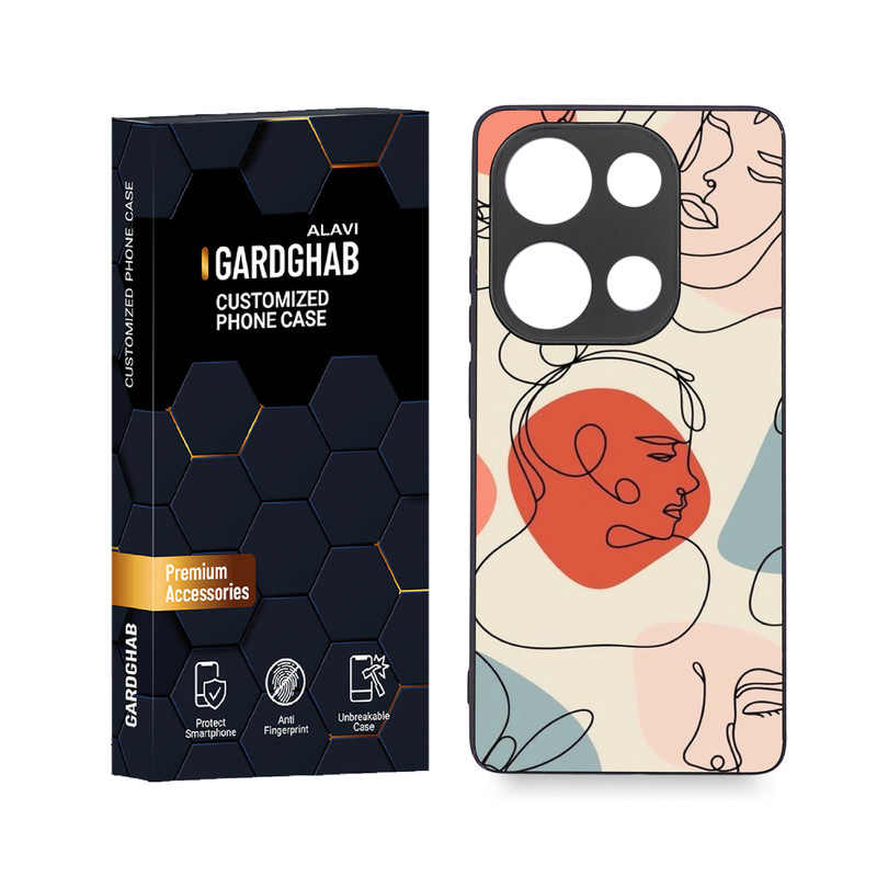 کاور گارد قاب علوی مدل دور ژله ای مناسب برای گوشی موبایل شیائومی Redmi Note 13 Pro 4G
