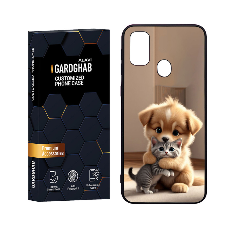 کاور گارد قاب علوی مدل Glass مناسب برای گوشی موبایل سامسونگ Galaxy M30S