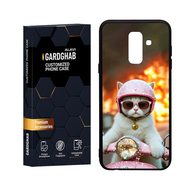 کاور گارد قاب علوی مدل Glass مناسب برای گوشی موبایل سامسونگ Galaxy J8 2018