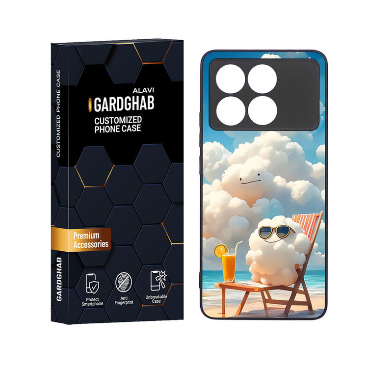 کاور گارد قاب علوی مدل دور ژله ای مناسب برای گوشی موبایل شیائومی Poco X6 Pro