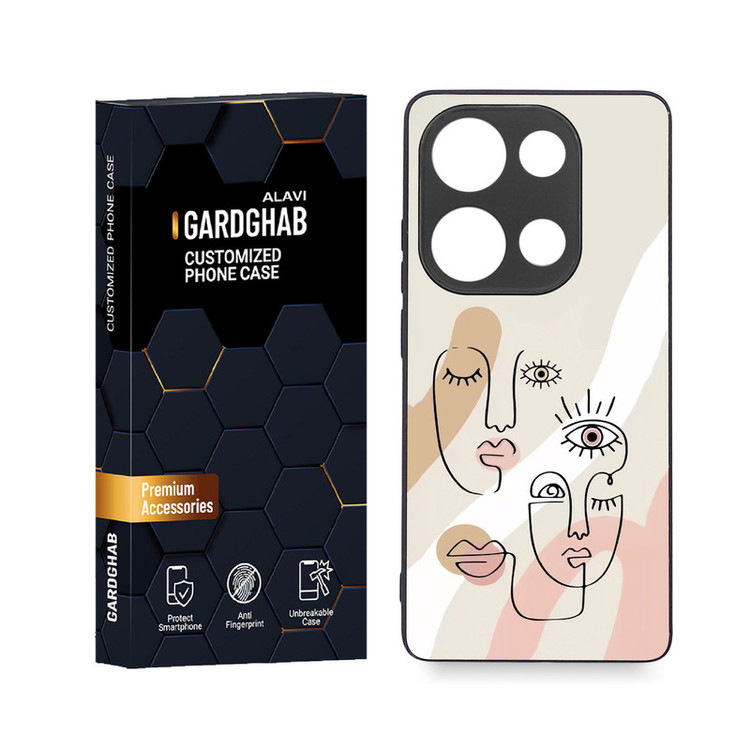 کاور گارد قاب علوی مدل دور ژله ای مناسب برای گوشی موبایل شیائومی Redmi Note 13 Pro 4G