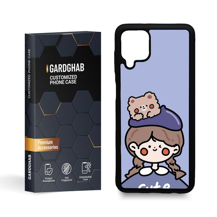 کاور گارد قاب مدل دخترانه مناسب برای گوشی موبایل سامسونگ galaxy A12