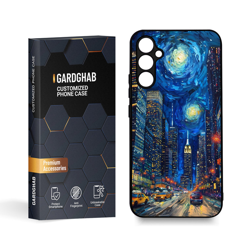 کاور گارد قاب مدل دورژله ای هنری مناسب برای گوشی موبایل سامسونگ Galaxy A34