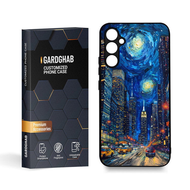 کاور گارد قاب مدل دورژله ای هنری مناسب برای گوشی موبایل سامسونگ Galaxy A34