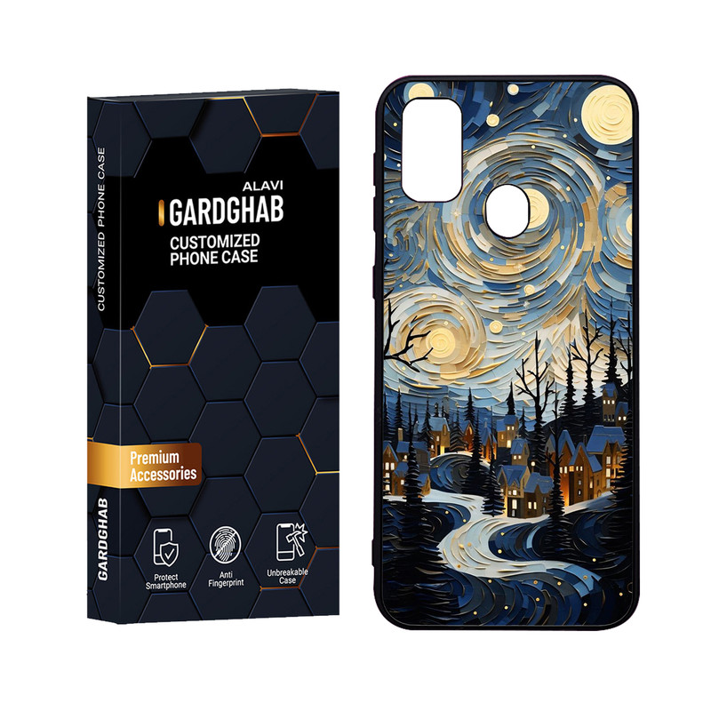 کاور گارد قاب علوی مدل Glass مناسب برای گوشی موبایل سامسونگ Galaxy M30S