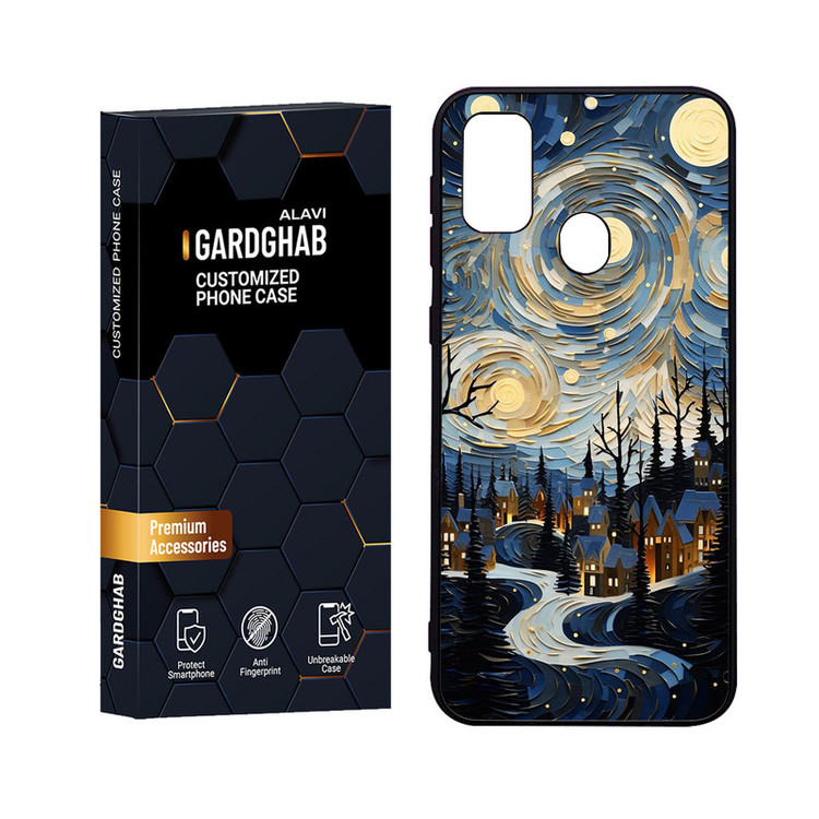 کاور گارد قاب علوی مدل Glass مناسب برای گوشی موبایل سامسونگ Galaxy M30S