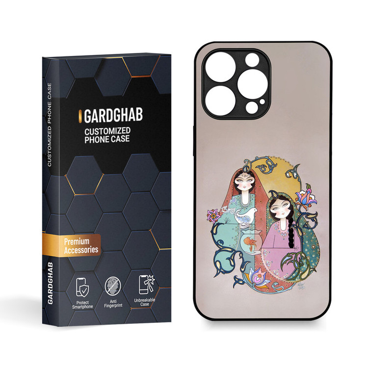 کاور گارد قاب مدل دخترانه مناسب برای گوشی موبایل اپل iPhone 15 Pro Max