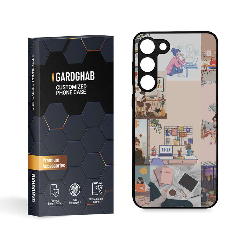 کاور گارد قاب مدل دخترانه مناسب برای گوشی موبایل سامسونگ Galaxy S23 Plus