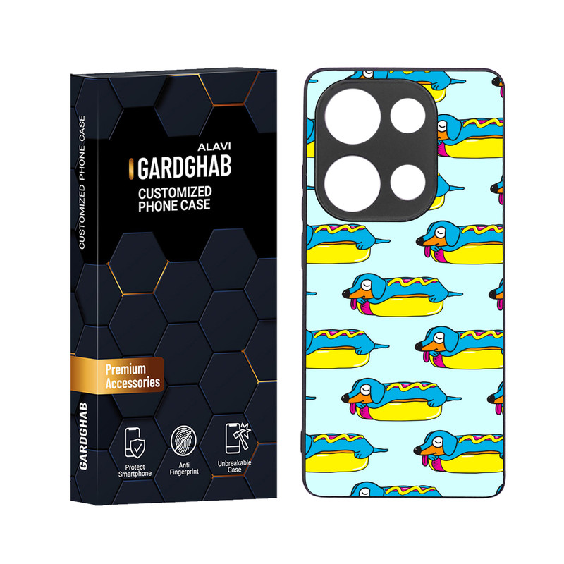 کاور گارد قاب علوی مدل دور ژله ای مناسب برای گوشی موبایل شیائومی Redmi Note 13 Pro 4G
