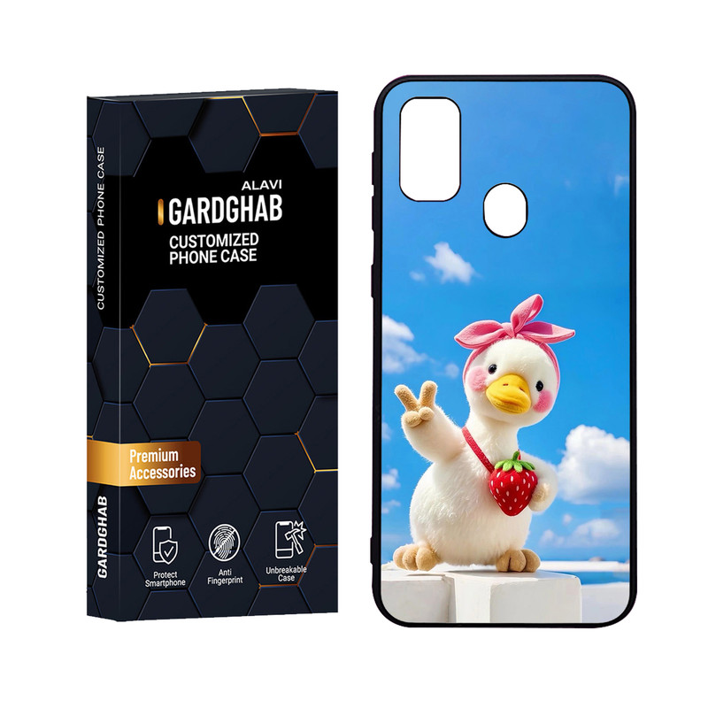 کاور گارد قاب علوی مدل Glass مناسب برای گوشی موبایل سامسونگ Galaxy M30S