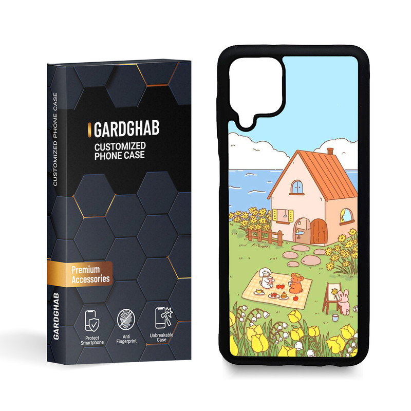 کاور گارد قاب مدل دخترانه مناسب برای گوشی موبایل سامسونگ galaxy A12