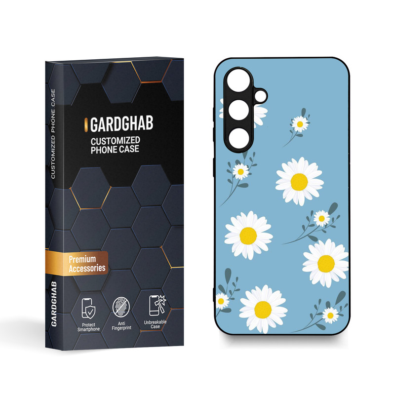 کاور گارد قاب طرح گل مناسب برای گوشی موبایل سامسونگ Galaxy S23 FE