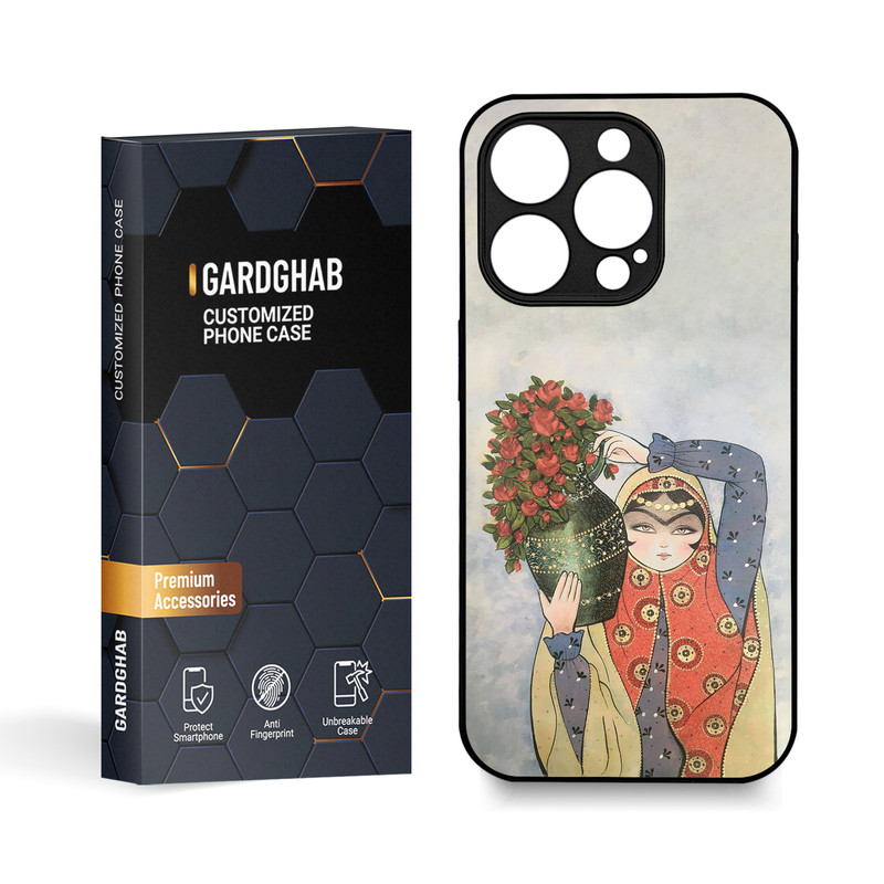 کاور گارد قاب مدل دخترانه مناسب برای گوشی موبایل اپل iPhone 15 Pro