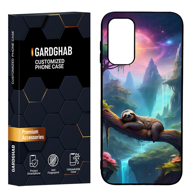 کاور گارد قاب مدل پشت گلس هنری مناسب برای گوشی موبایل سامسونگ Galaxy A14
