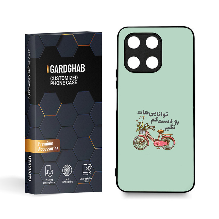 کاور گارد قاب مدل تکست مناسب برای گوشی موبایل آنر X6A