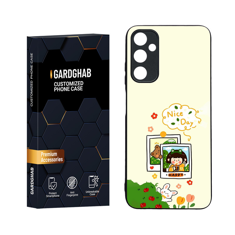 کاور گارد قاب مدل دورژله ای پشت گلس دخترانه مناسب برای گوشی موبایل سامسونگ Galaxy A05s