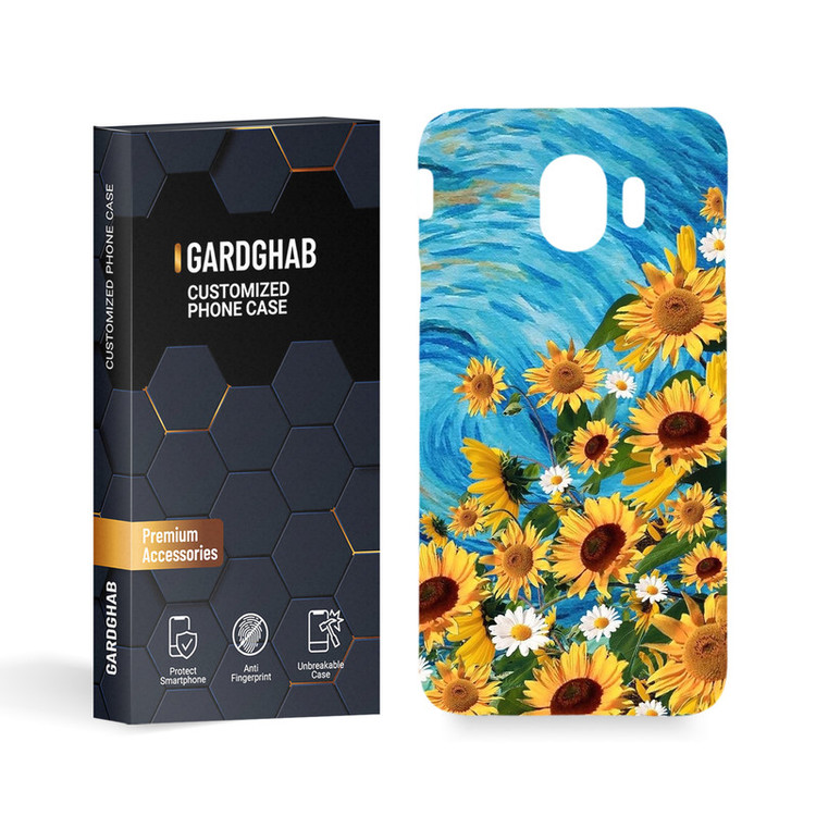 کاور گارد قاب مدل هنری مناسب برای گوشی موبایل سامسونگ Galaxy J4 2018