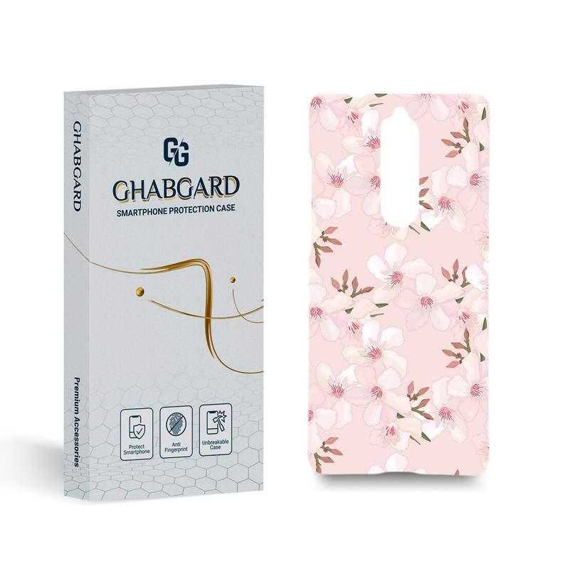 کاور قاب گارد مدل گل مناسب برای گوشی موبایل نوکیا 5.1